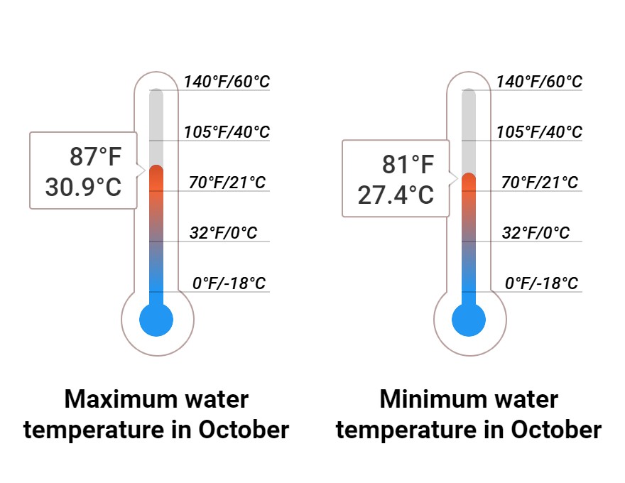 Average Sea temperature